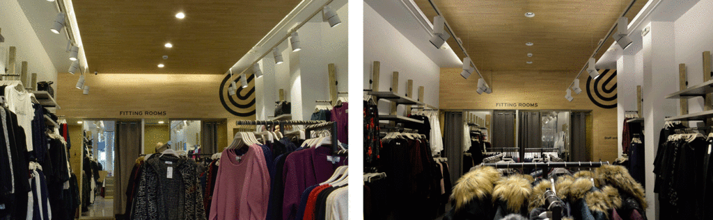 An ambitious project to improve energy efficiency in lighting in a parabita store (45 Ermou str.)
